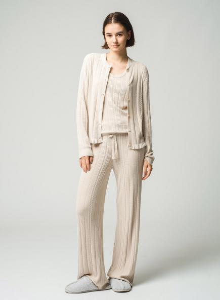 ケーブル ニット パンツ コージーシックウルトラライト