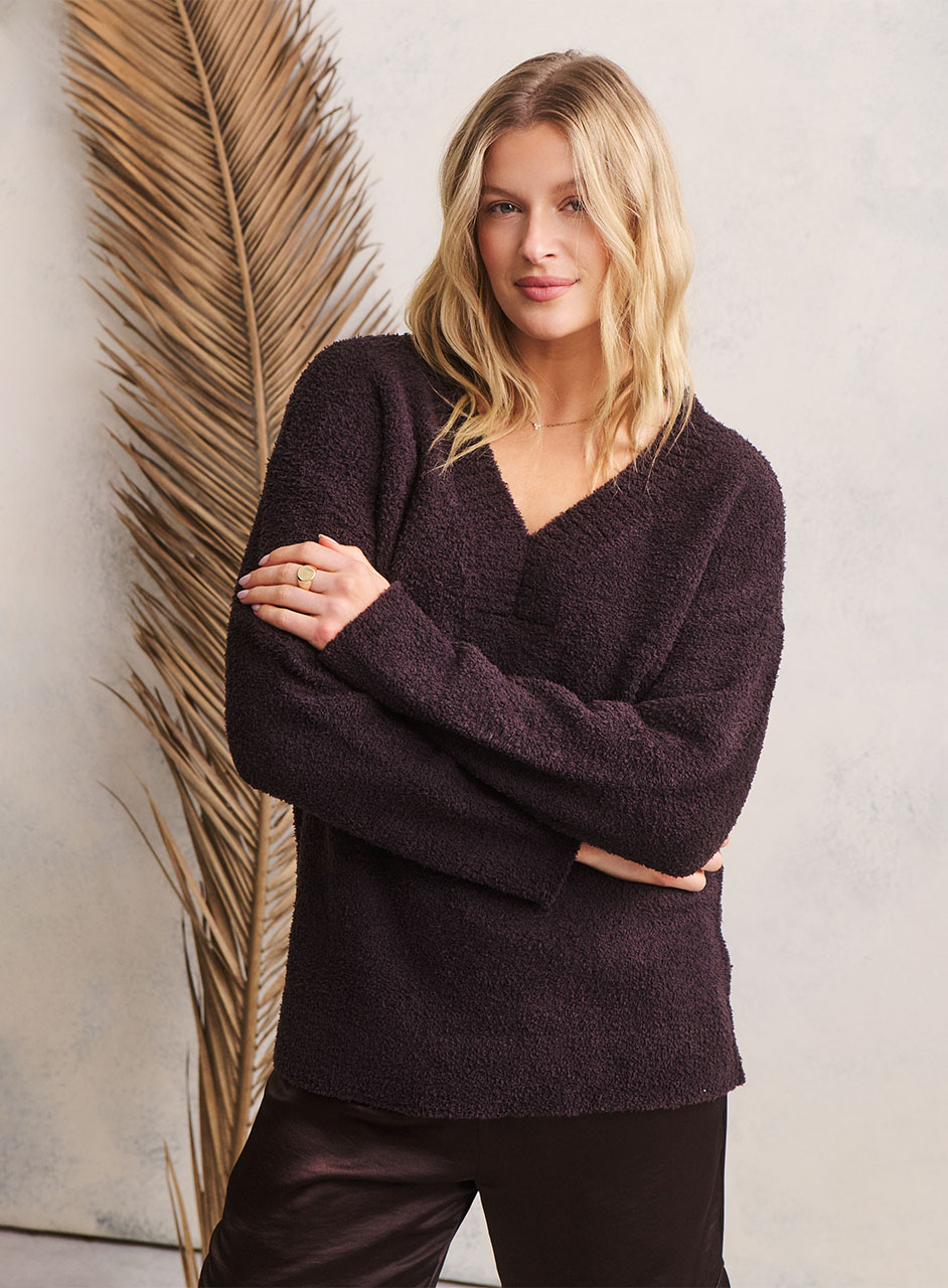 Vネック プルオーバー コージーシック