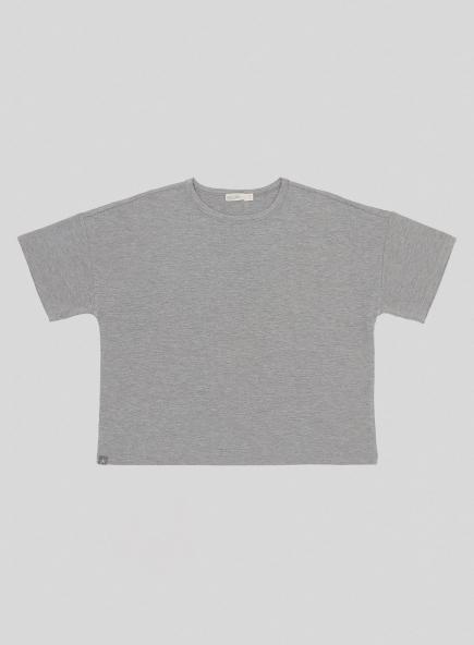 ショートスリーブ ボートネック ティーシャツ バンブージャージー