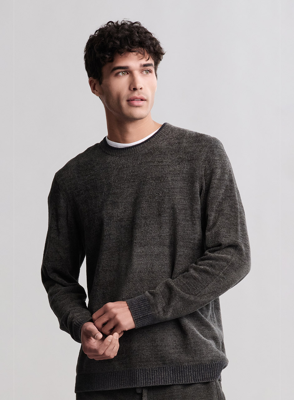 メンズ クルーネック プルオーバー コージーシックウルトラライト