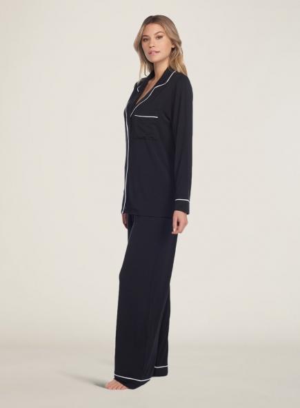 ＜セット＞パイピングパジャマセット      リュクスミルクジャージー