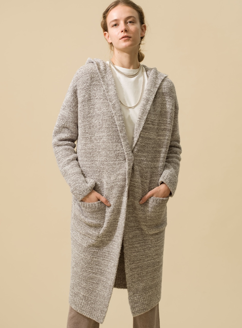 Women S Hooded Long Cardigan C668 ベアフット ドリームズ Barefoot Dreams 日本公式サイト Women S Hooded Long Cardigan C668 ベアフット ドリームズ Barefoot Dreams 日本公式サイト