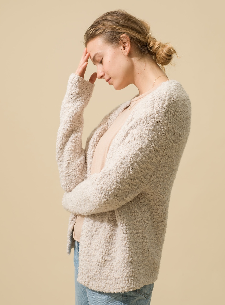 Wna1105 Boucle Cardi ベアフット ドリームズ Barefoot Dreams 日本公式サイト Wna1105 Boucle Cardi ベアフット ドリームズ Barefoot Dreams 日本公式サイト