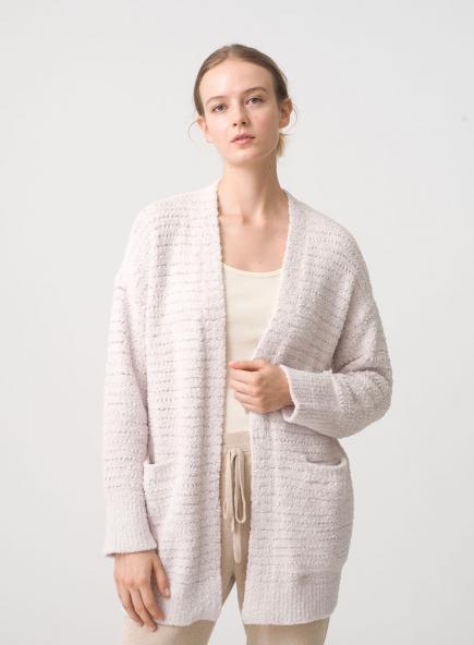 ブークレ ウェルトポケット カーディガン コージーシック ブークレ ウェルトポケット カーディガン コージーシック