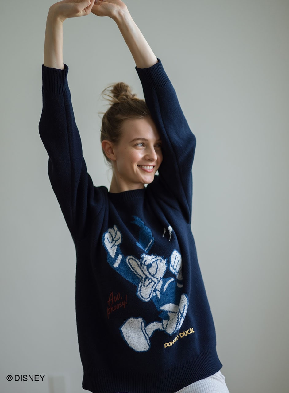 ディズニー ドナルドダック プルオーバー コージーシックウルトラライトコットン