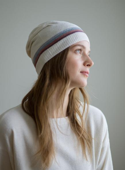 マルチ ストライプ ビーニー コージーシックウルトラライト