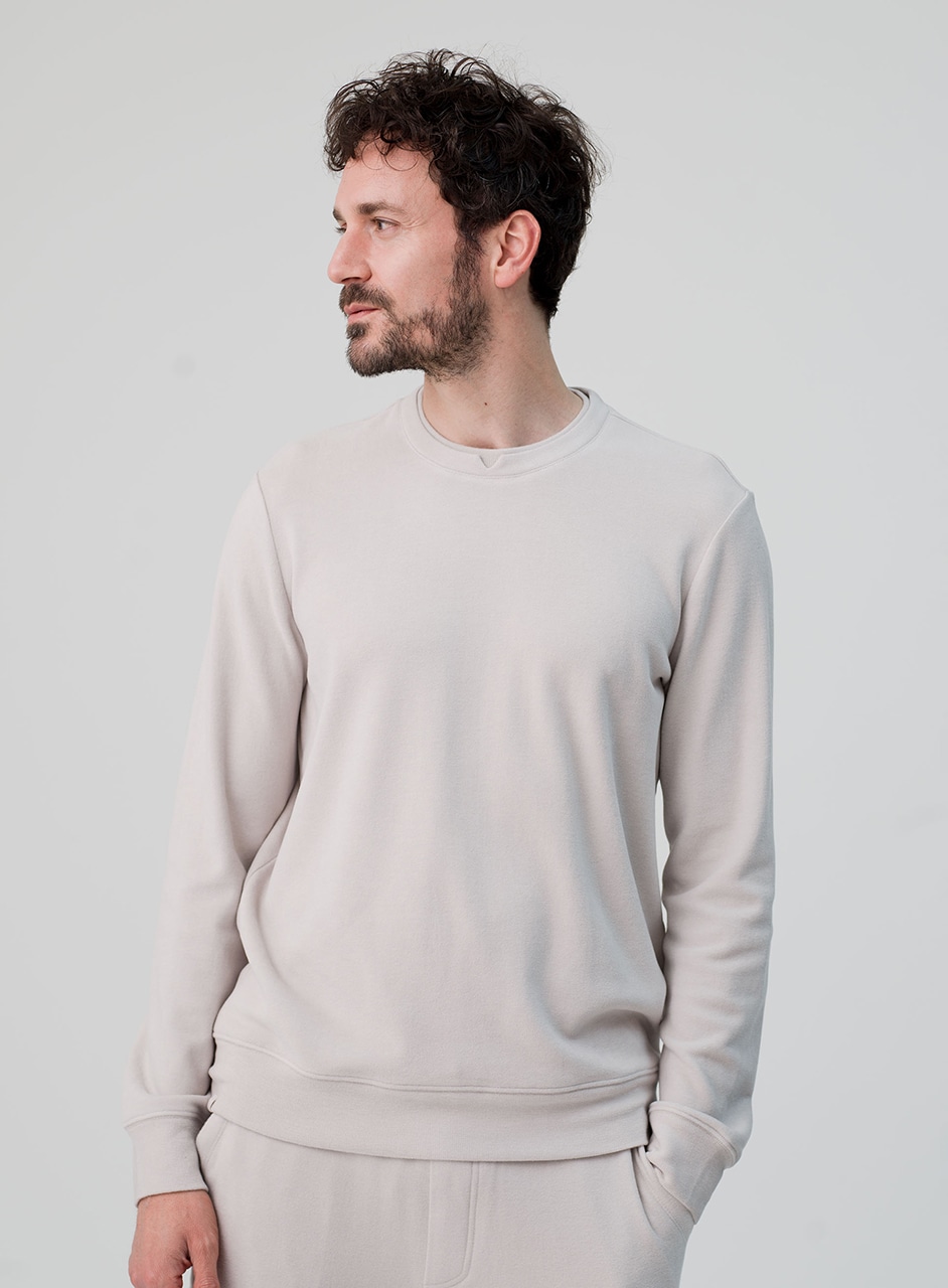 ブラッシュ フリース スプリットネック プルオーバー マリブコレクション