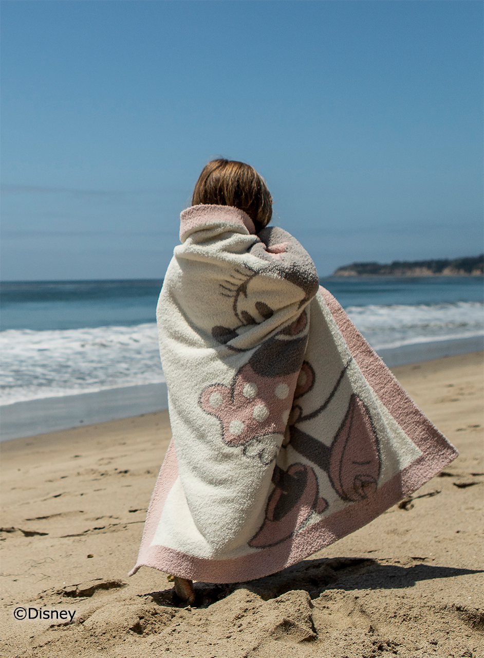 ヴィンテージ ディズニー ミニーマウス ベビーブランケット コージーシック