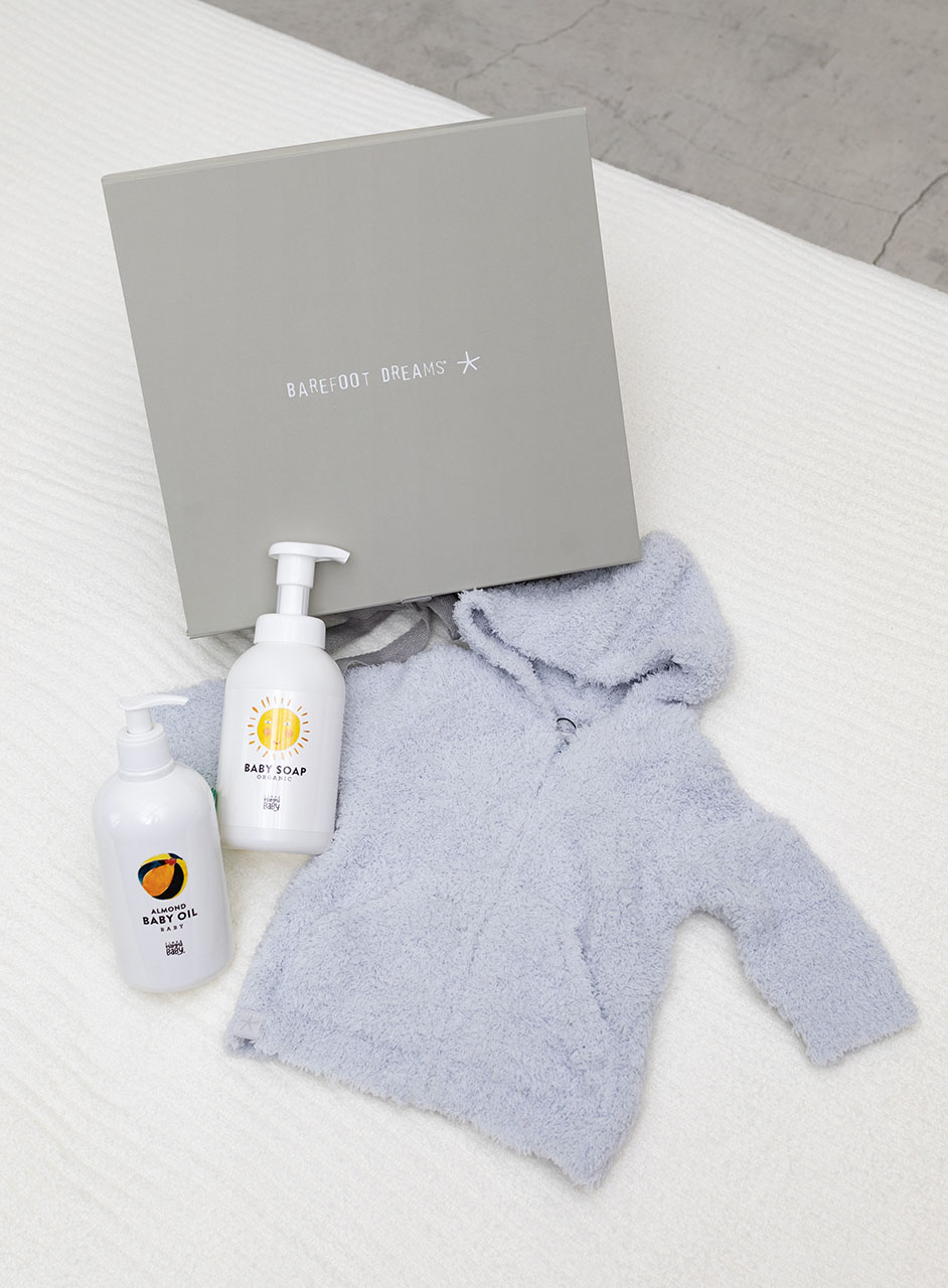 【GIFT】MammaBaby Baby Oil / Baby Soap & Hoodie 6-12month BLUE