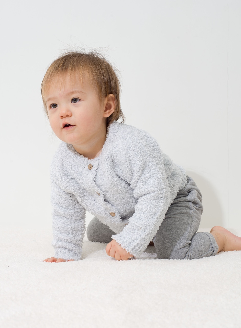 おすすめベビーブランドベアフットドリームスの815 CC INFANT HEATHERED CARDIGAN