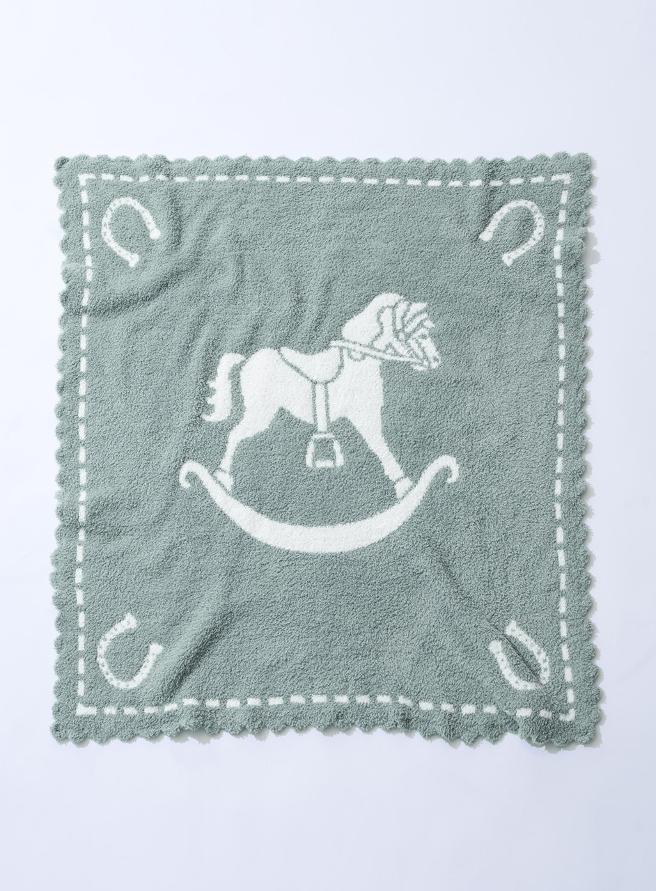 【日本別注カラー】スカラップ レシービング ブランケット コージーシック