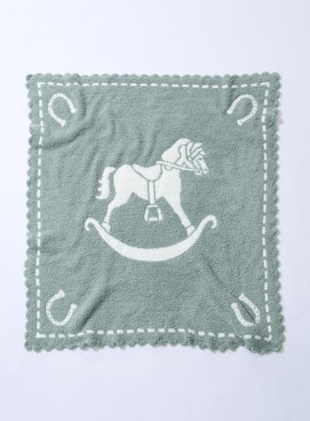 【日本別注カラー】スカラップ レシービング ブランケット コージーシック